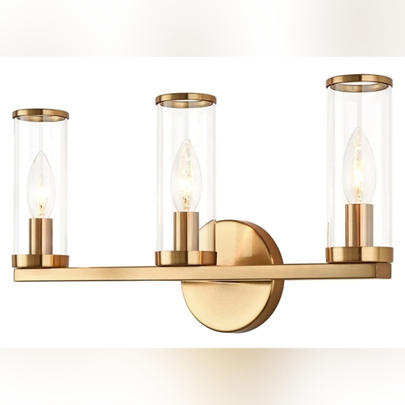 Pomitos Other - Pomitos 3 light vanity light brushed gold